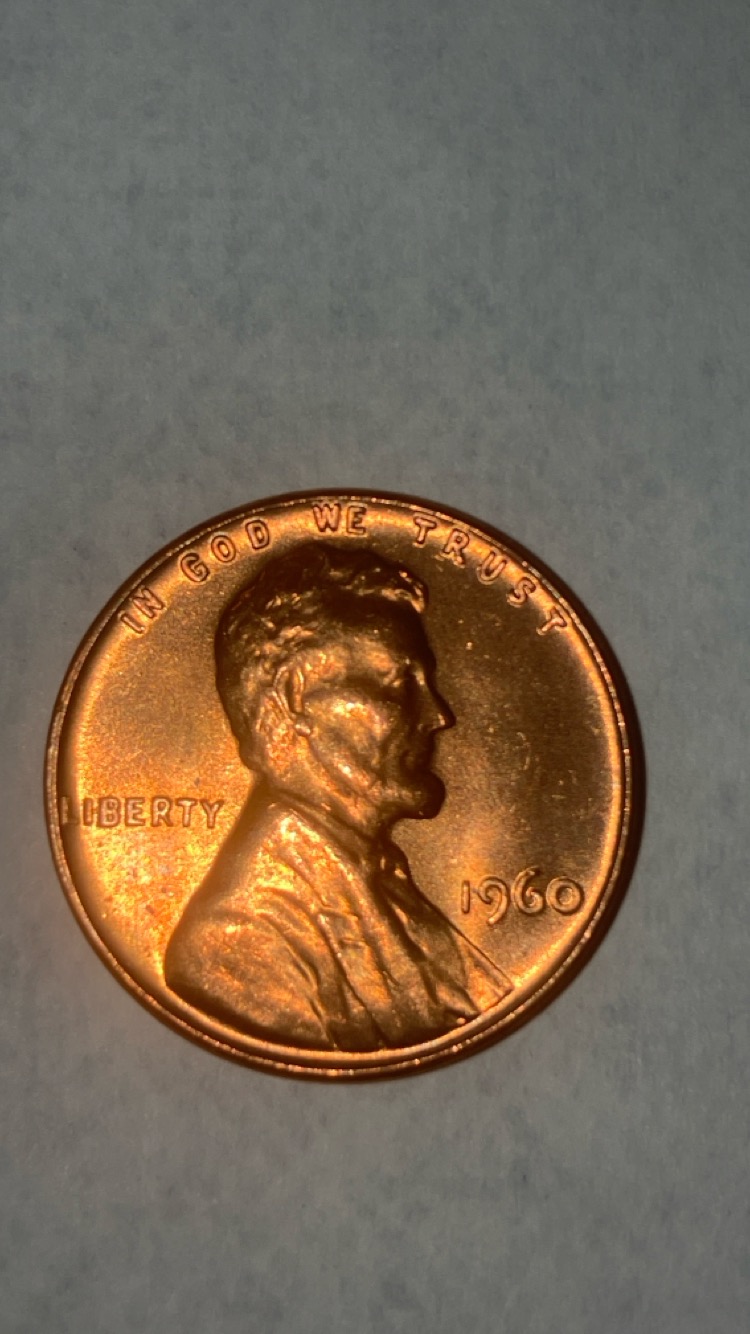 1960-Penny,-Red-With-A-Sharp-Obverse-Rim